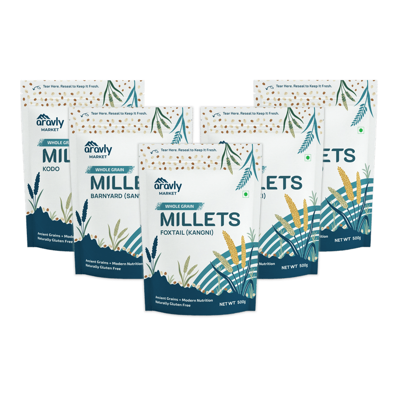 Millets | Foxtail, Kodo, Barnyard, Little, Proso