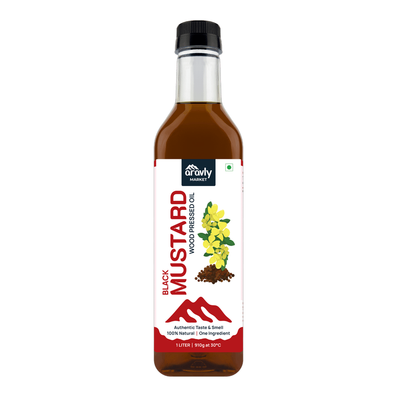 Wood Cold Pressed (Kachi Ghani) Black Mustard Oil