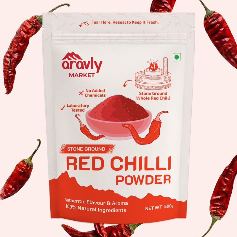 Stone Ground Red Chilli (Laal Mirch) Powder