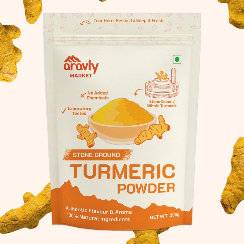Stone Ground Turmeric (Haldi) Powder