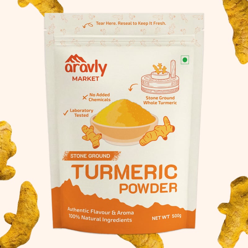 Stone Ground Turmeric (Haldi) Powder
